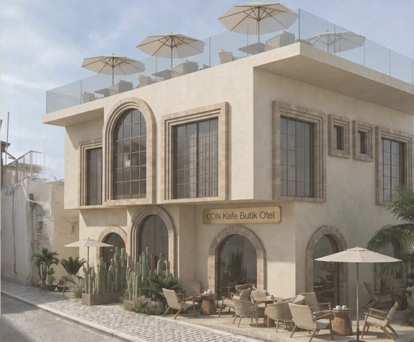 Con Cafe Boutique Hotel exterior